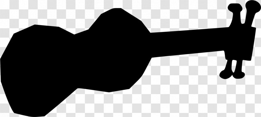 Silhouette Clip Art Guitar Photography - Black And White - Timeline Transparent Unixtitan Transparent PNG