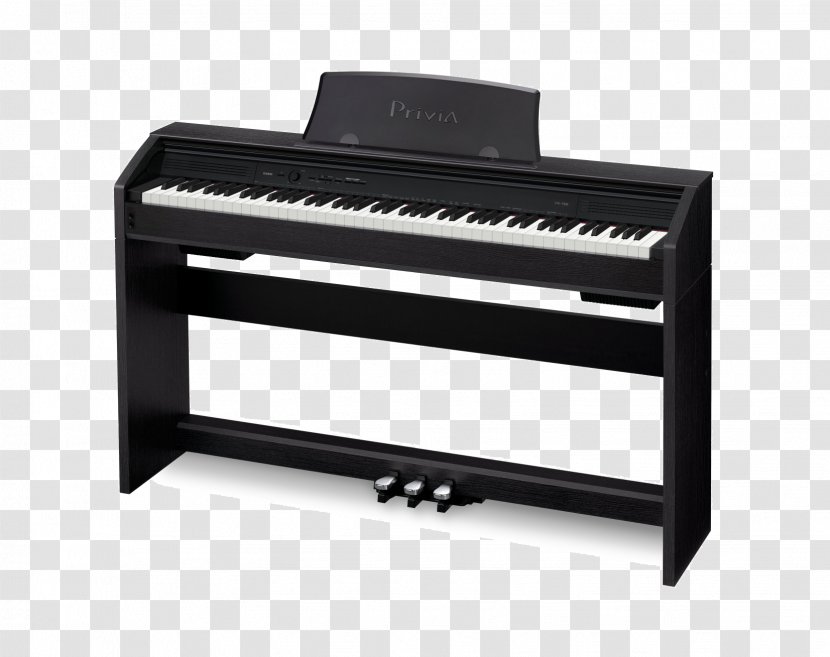 Privia Digital Piano Keyboard Musical Instruments - Cartoon Transparent PNG