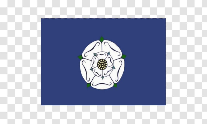 Flags And Symbols Of Yorkshire White Rose York - Football - Flag Transparent PNG