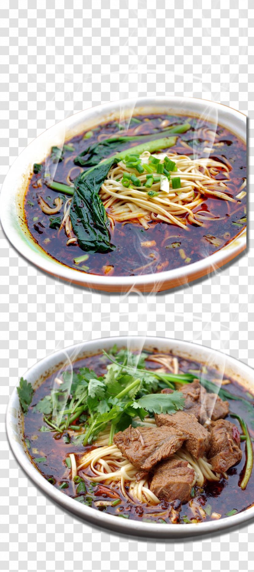 Asian Cuisine Ramen Beef Noodle Soup Breakfast - Vegetable Face Transparent PNG