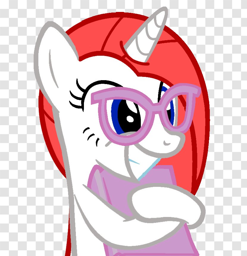 Rarity Pony Nerd Unicorn Clip Art - Heart - Images Female Transparent PNG