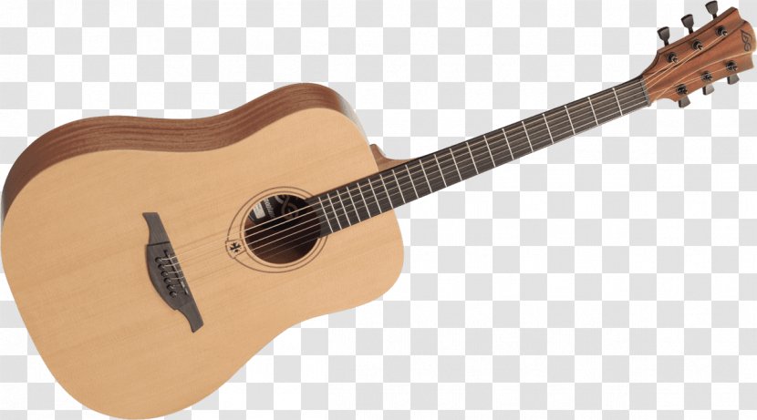 Lag Acoustic Guitar Acoustic-electric Dreadnought - Watercolor Transparent PNG