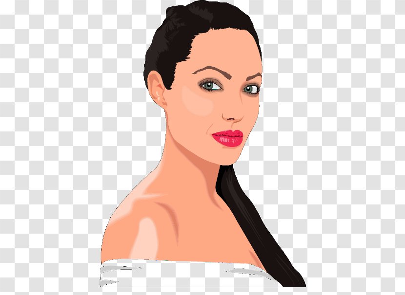 Angelina Jolie Actor Celebrity Clip Art - Heart Transparent PNG