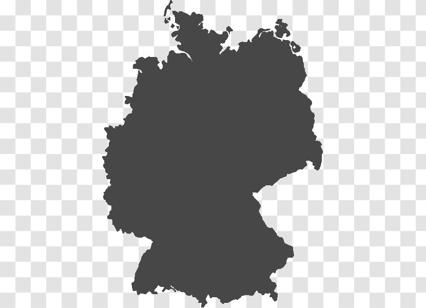 Flag Of Germany Silhouette - Monochrome Transparent PNG