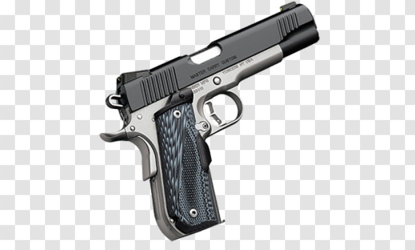 Kimber Manufacturing Custom Automatic Colt Pistol .45 ACP Firearm - Match Grade - Handgun Transparent PNG