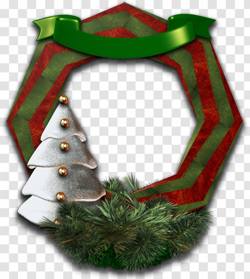 Christmas Ornament New Year Tree Card - Picture Frames - Creative Photo Frame Plane Transparent PNG