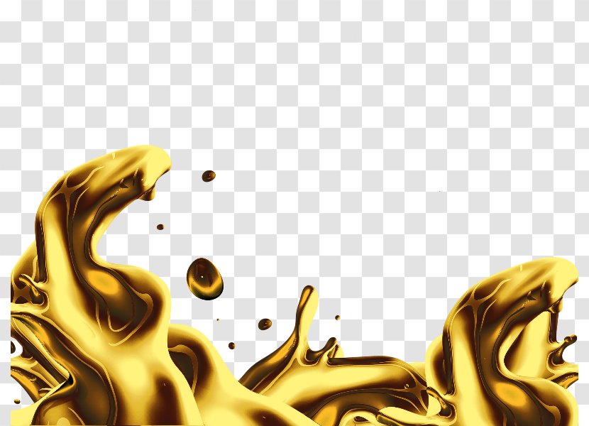 Gold Desktop Wallpaper Liquid - Fictional Character Transparent PNG