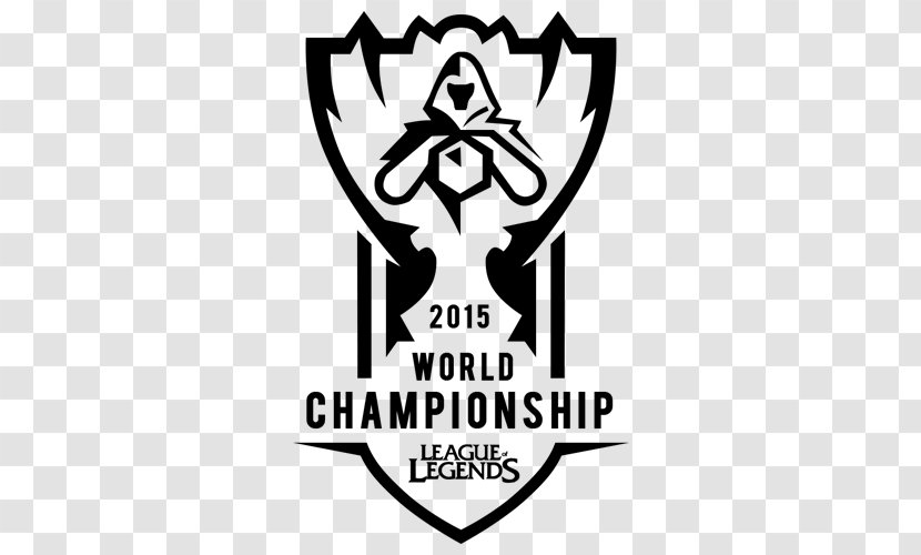 2015 League Of Legends World Championship 2016 2017 Master Series - Black And White Transparent PNG