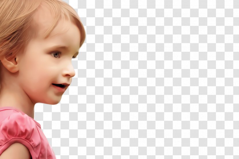 Little Girl - Cute - Child Model Neck Transparent PNG
