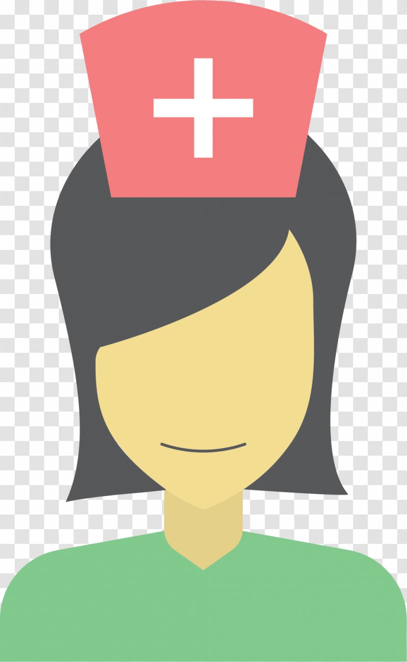 Hat Nursing Nurses Cap Clip Art - Head - Nurse Transparent PNG