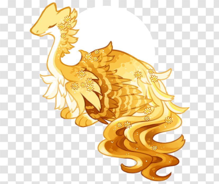 Dragon Gold Legendary Creature Character - Chamomile Transparent PNG