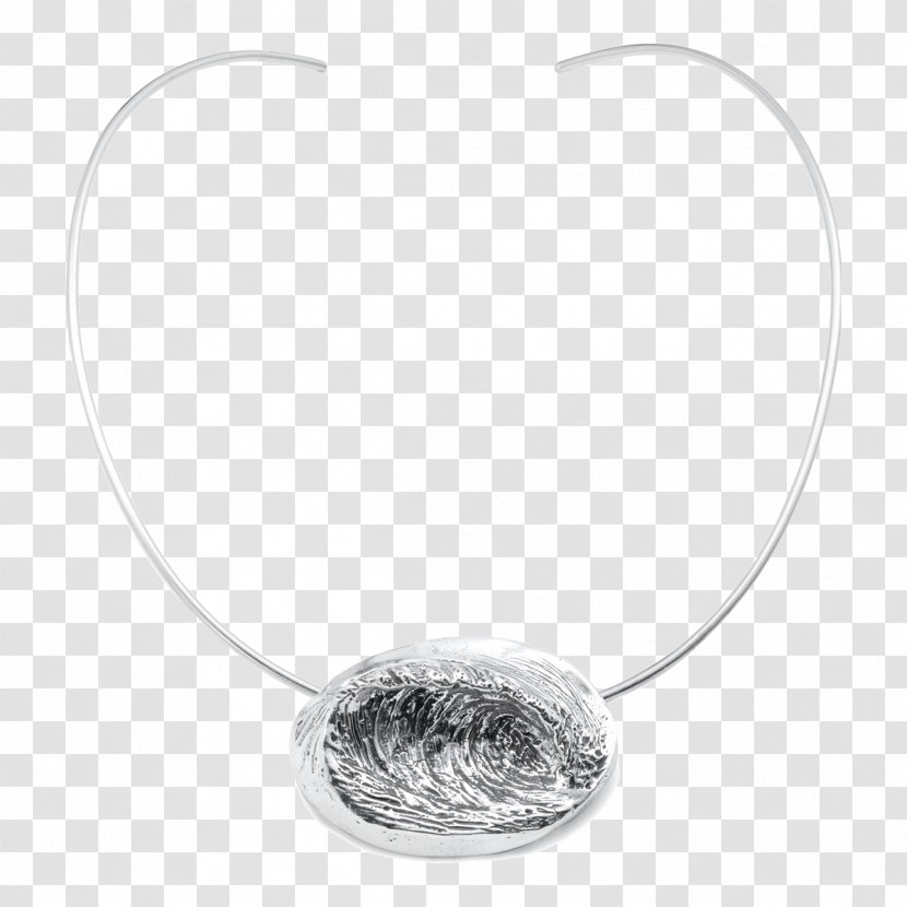 Necklace Silver Body Jewellery - Wave Transparent PNG