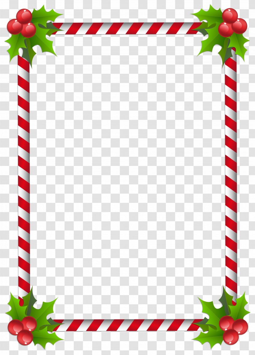 Santa Claus Christmas Tree Picture Frames Clip Art - Gift - Page Border Transparent PNG