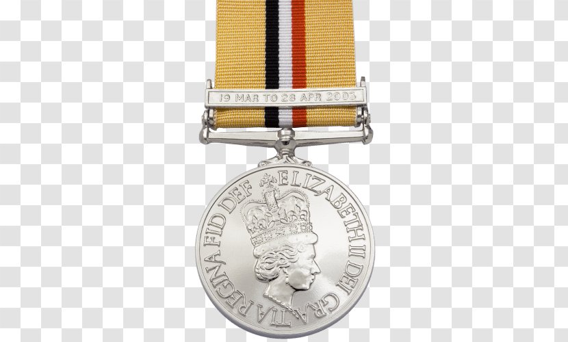 Iraq Medal Campaign Bar Queen's Commendation For Brave Conduct - War Transparent PNG
