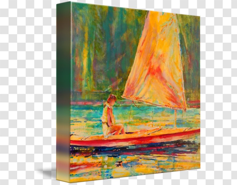 Painting Acrylic Paint Gallery Wrap Canvas Art Transparent PNG