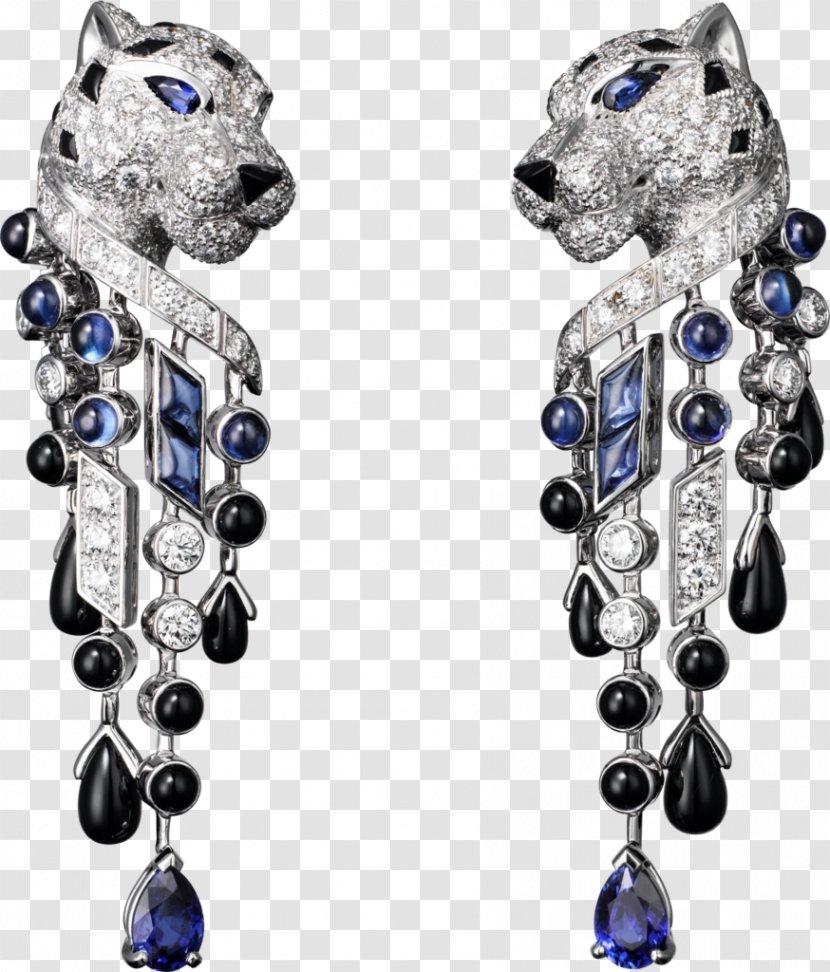 Earring Jewellery Sapphire Diamond Brilliant - Earrings - Collections Transparent PNG