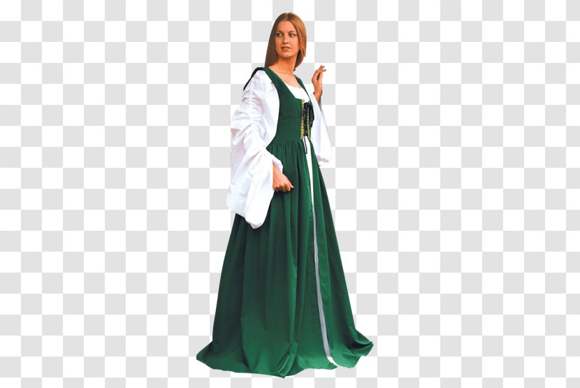 Renaissance Middle Ages English Medieval Clothing Dress - Ball Gown Transparent PNG