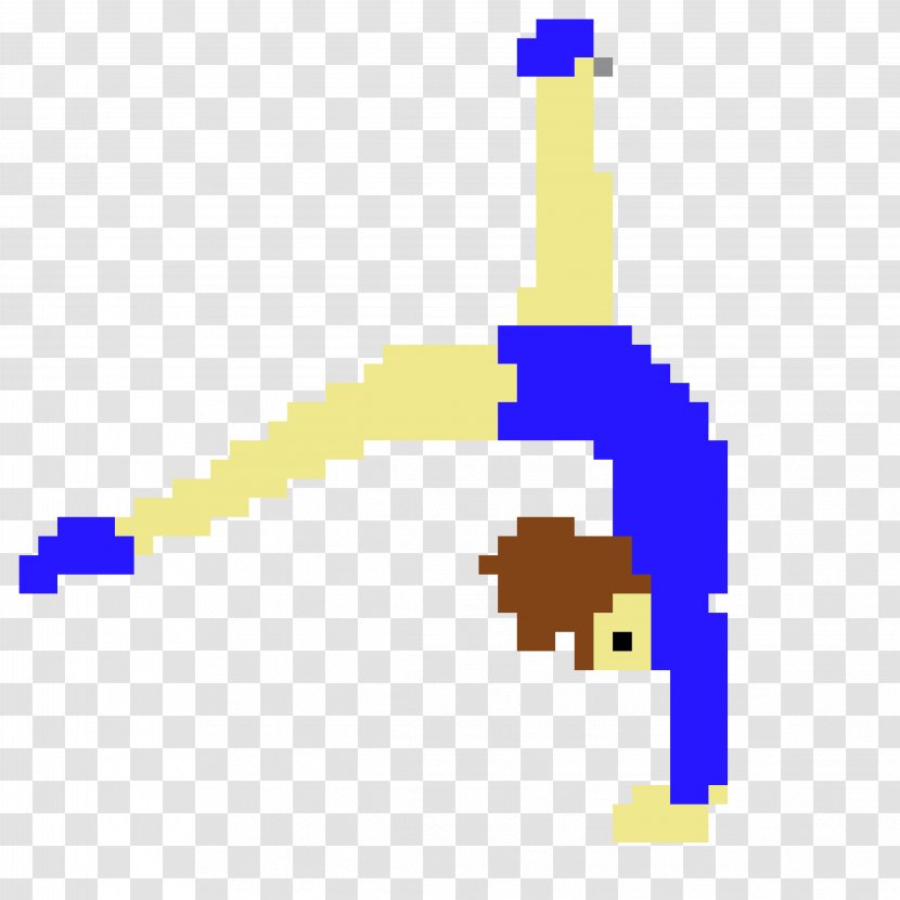 Cross-stitch Bead Gymnastics Embroidery - Silhouette Transparent PNG