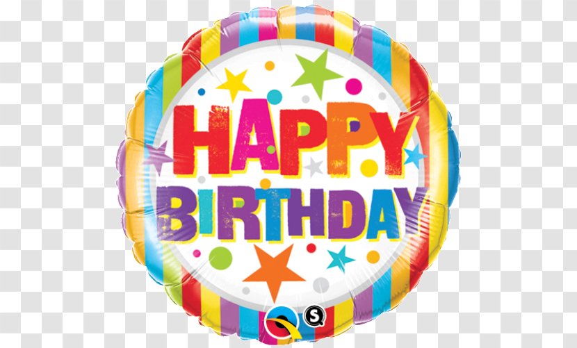 Mylar Balloon Happy Birthday Gift - Feestversiering Transparent PNG