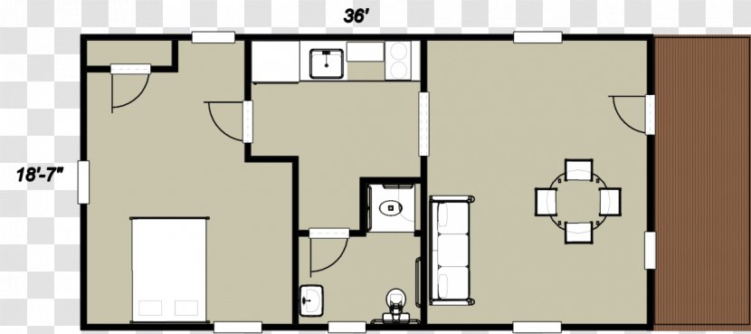 Architecture Floor Plan Square - Meter - Angle Transparent PNG