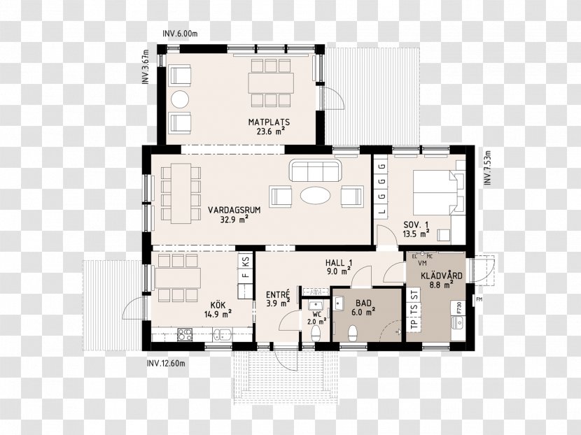 Nybro Municipality Floor Plan SmålandsVillan Planlösning - Arealberegning Av Bygninger - House Transparent PNG