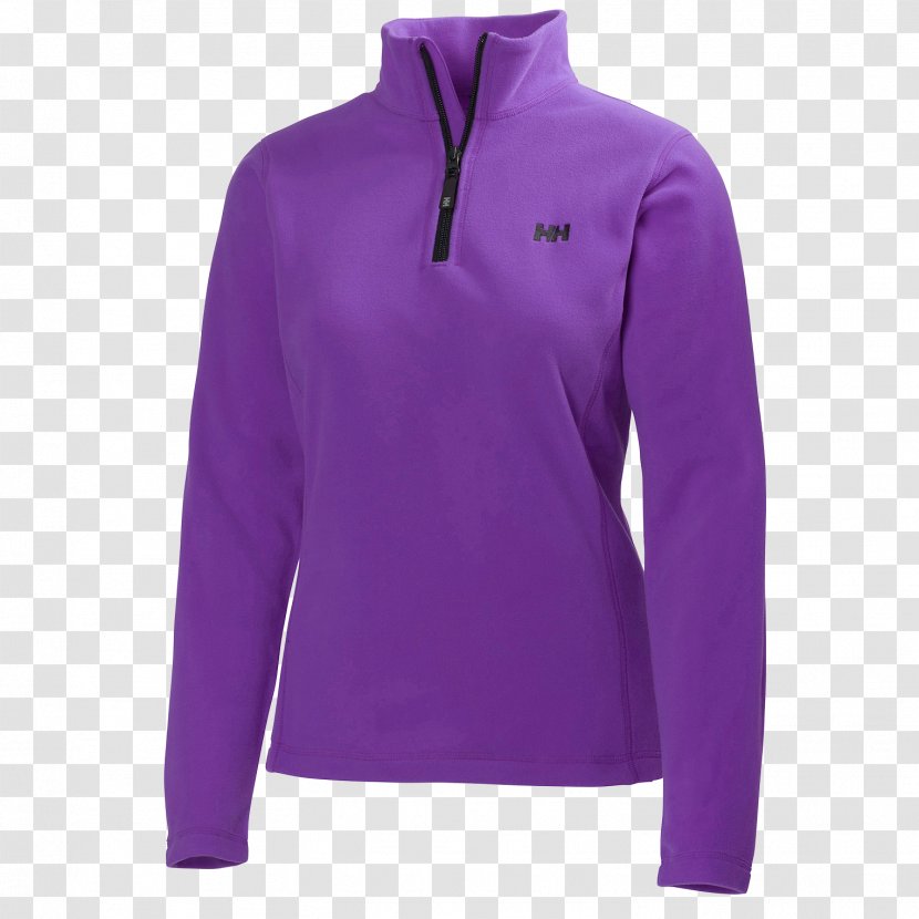 Polar Fleece Helly Hansen Clothing Jacket Sweater - Bluza Transparent PNG