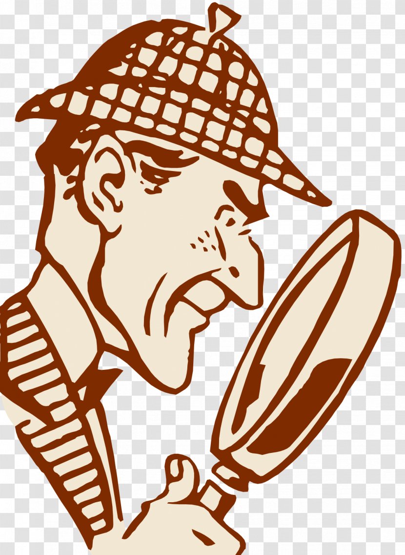 Clip Art Student Lecture Evidence Lesson - Sherlock Transparent PNG