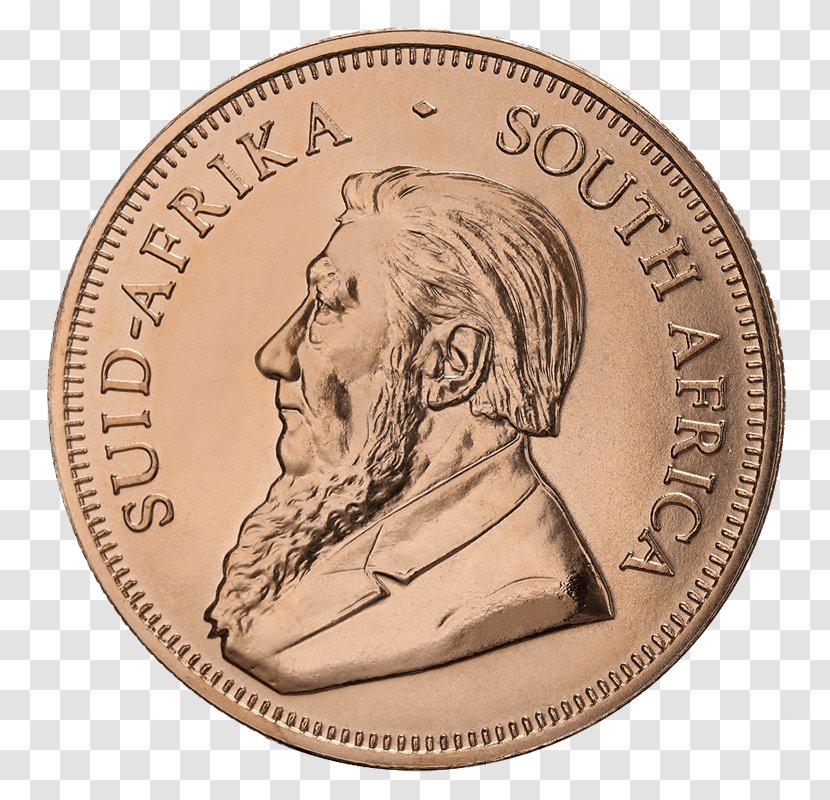 Gold Coin Krugerrand Australian Silver Kookaburra - Medal Transparent PNG