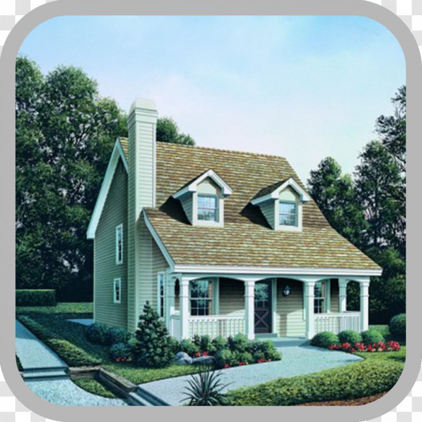 House Plan Floor Cape Cod - Roof Transparent PNG