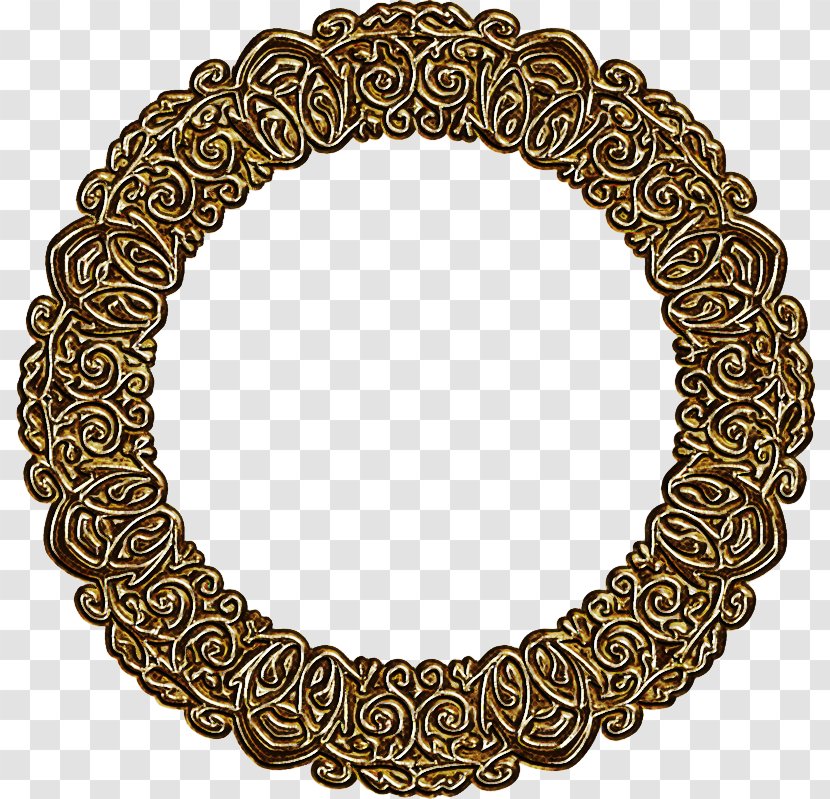 Circle Background Frame - Oval - Chain Mirror Transparent PNG