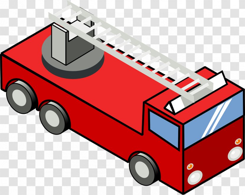 Car Fire Engine Firefighter Clip Art - Royaltyfree Transparent PNG