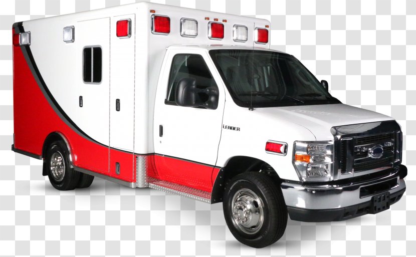 Ford E-Series Car Transit Vehicle - Emergency Service - Ambulance Transparent PNG