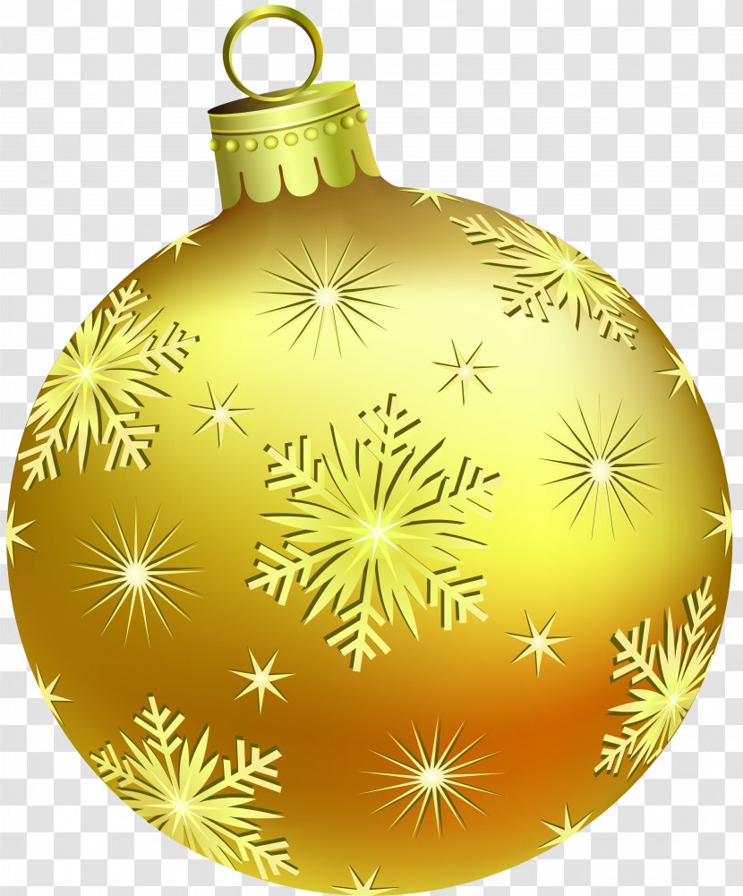 Christmas Ornament Fruit Day - Decoration - Yellow Transparent PNG