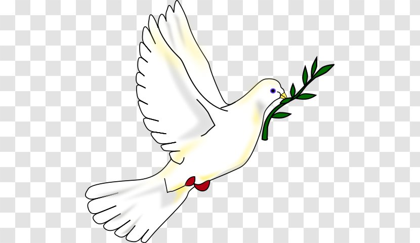 Columbidae Peace Symbols Doves As Clip Art - Silhouette - Dove Transparent PNG