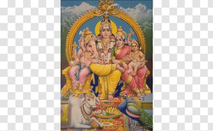 Mahadeva Parvati Ganesha Kartikeya Hinduism Transparent PNG