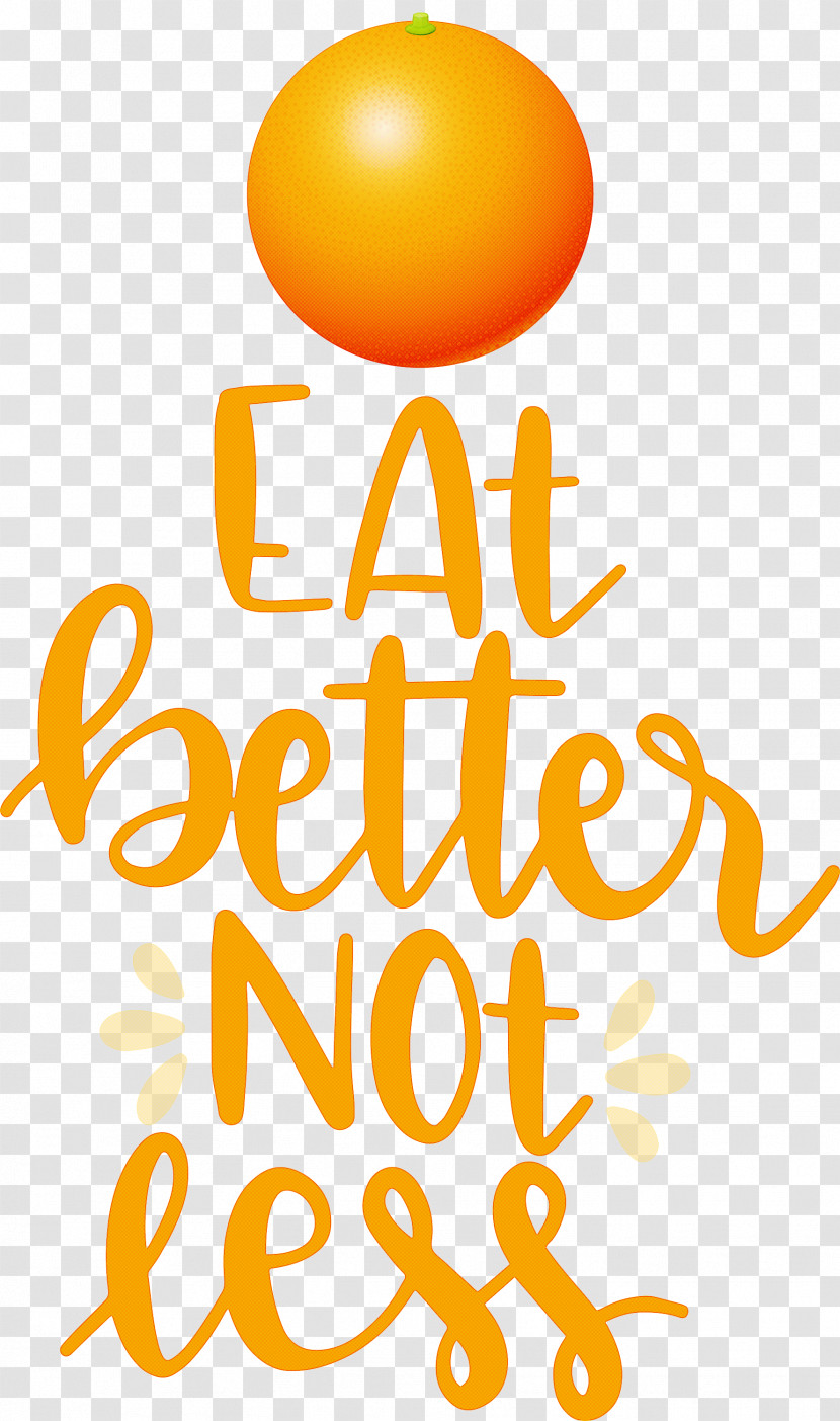 Eat Better Not Less Food Kitchen Transparent PNG