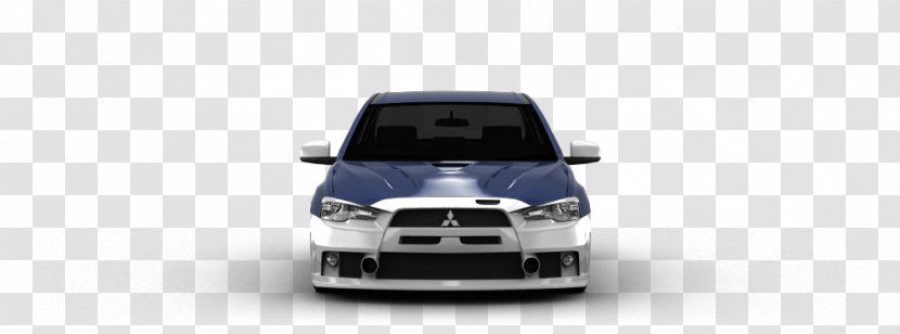 Bumper Car Motor Vehicle License Plates Headlamp - Mitsubishi Lancer Evolution Transparent PNG