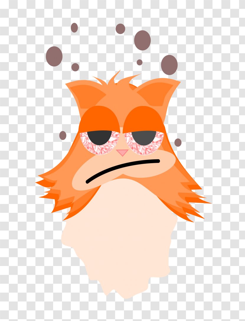 Clip Art - Orange - Cat Transparent PNG