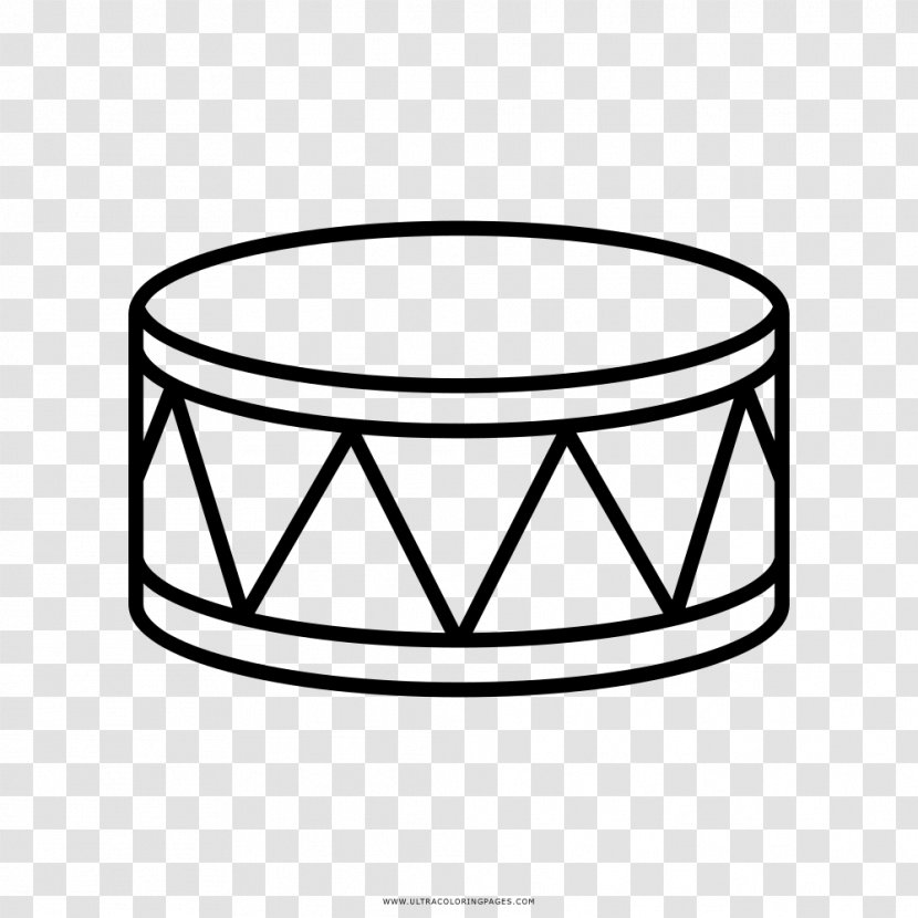 Drum Drawing Photography - Line Art Transparent PNG