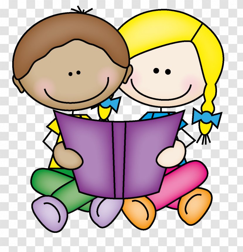 Reading Book Child Clip Art - Group Cliparts Transparent PNG