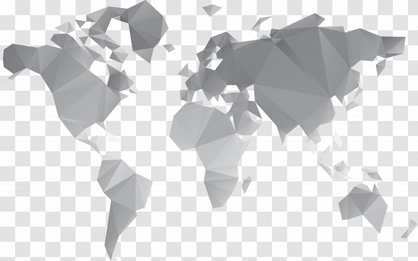 Globe World Map Flat Design Transparent PNG