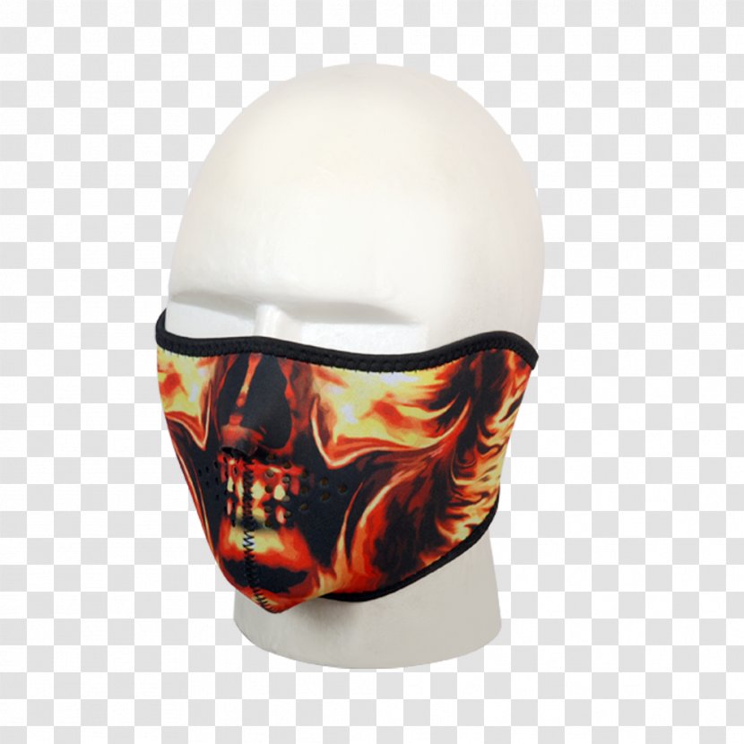 Motorcycle Helmets Ski & Snowboard Face Mask - Personal Protective Equipment - Flame Skull Pursuit Transparent PNG