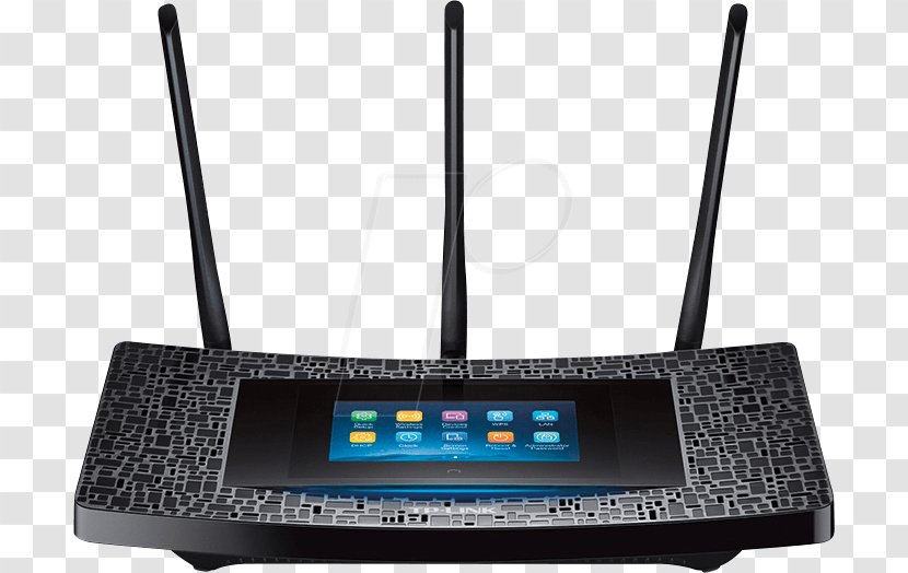 TP-LINK Touch P5 AC1900 Wireless Router Touchscreen Wi-Fi - Technology - Tplink Transparent PNG