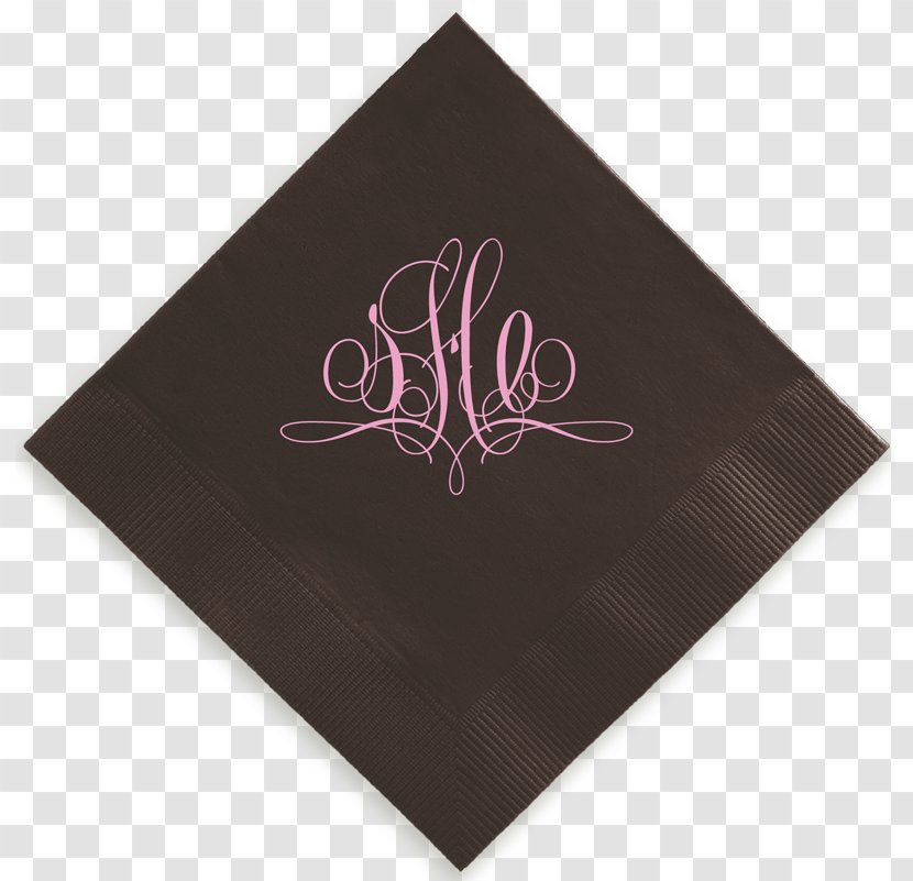 Cloth Napkins Monogram Paper Table Place Mats - Monogrammed Transparent PNG