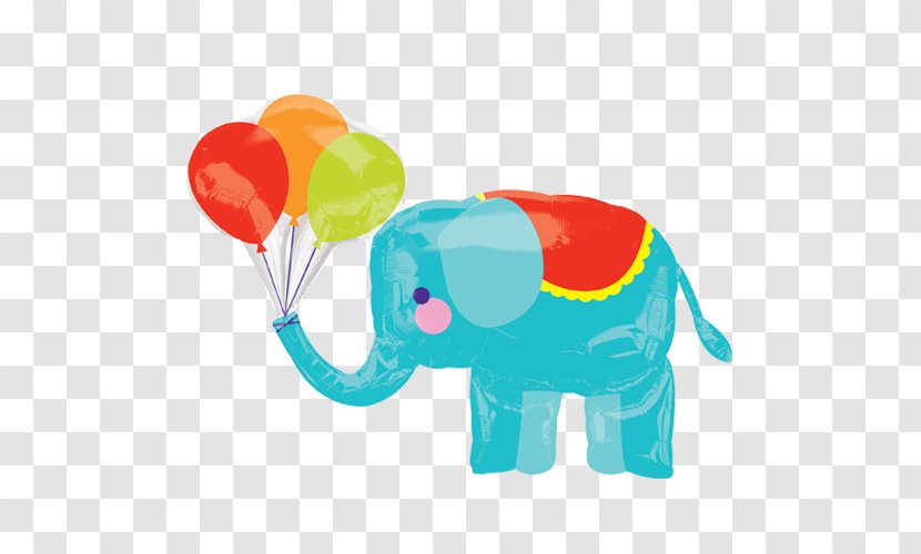 Mylar Balloon Amazon.com Elephantidae Baby Shower - Helium Transparent PNG
