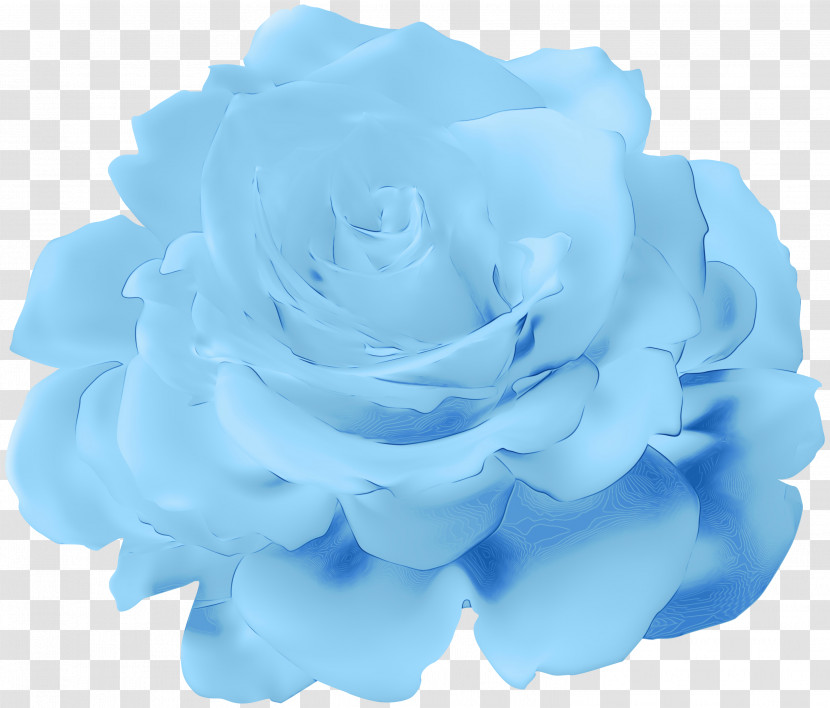 Blue Rose Transparent PNG