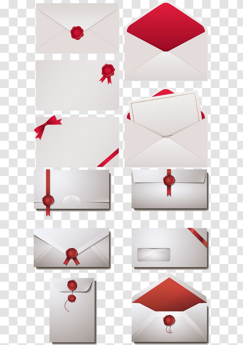 Paper Bag Red Envelope Transparent PNG
