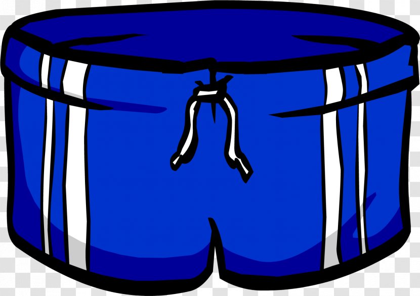 Club Penguin Swim Briefs Swimsuit Clip Art - Cobalt Blue - Nightclub Transparent PNG