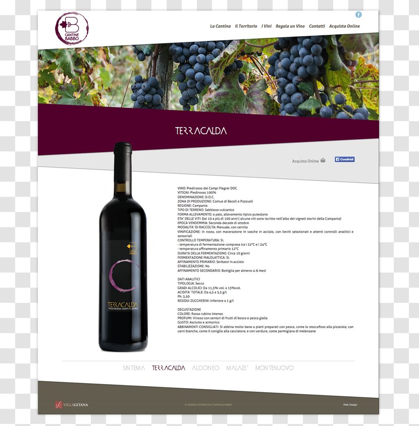 Responsive Web Design Wine Liqueur Bottle - Cellar Transparent PNG