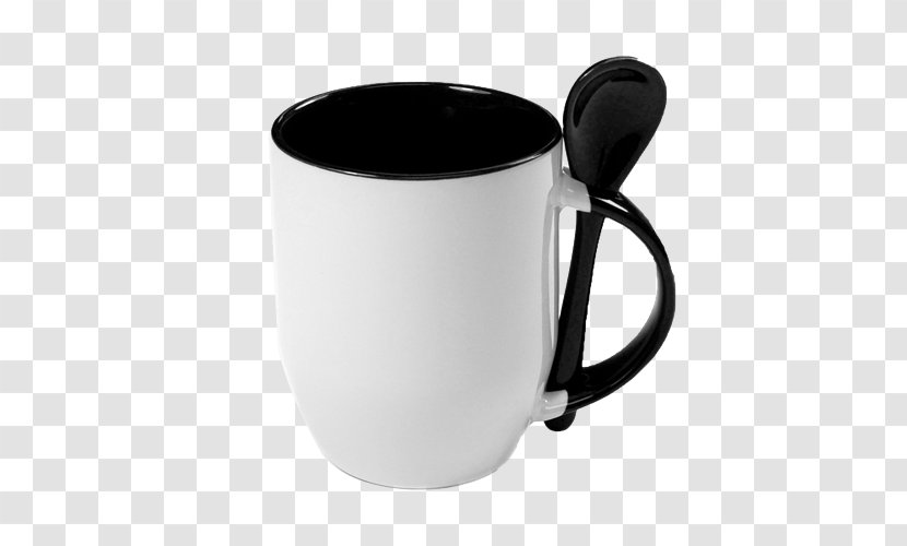 Mug Spoon Glass Pitcher Ceramic - Coffee Cup Transparent PNG